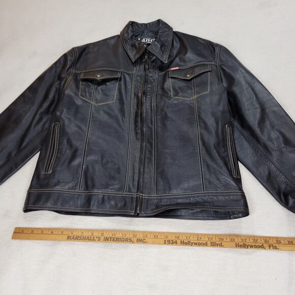 Vintage Wilsons Maxima Jacket Womens Sz Large Black Leather Motorcycle Gorpcore - Picture 5 of 16